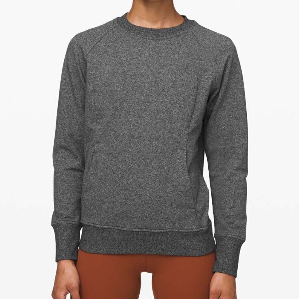 Lululemon Scuba Crew - 2 Heathered Speckled Black